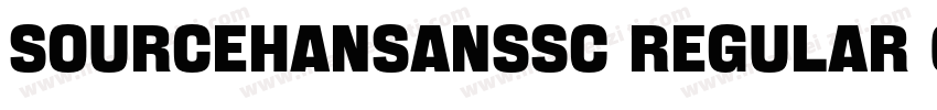 SOURCEHANSANSSC REGULAR 0字体转换